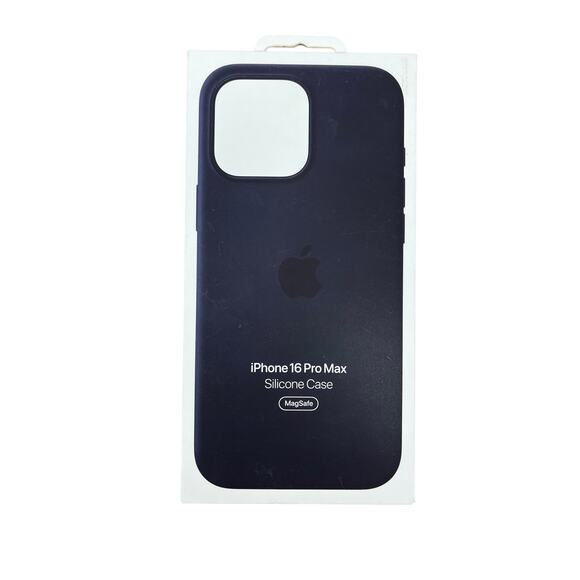 Apple iPhone 16  Pro Max Silicone Case Black Mag Safe - Picture 1 of 2